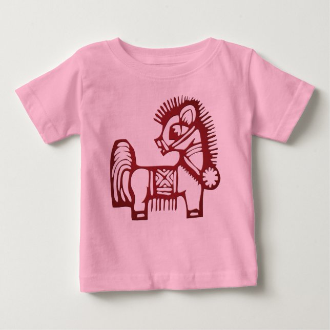 Geschenk für Pferdefreunde Baby T-shirt (Vorderseite)