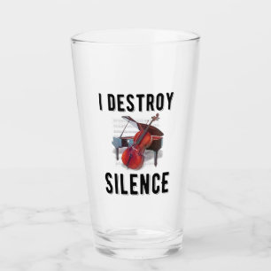 Geschenk für Pianist, zerstöre ich die Stille Glas