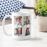 Geschenk für Pop Pop | Entenkinder - FotoCollage Kaffeetasse<br><div class="desc">Schicke deinem Opa (Pop Pop) ein wunderschönes personalisiertes Geschenk, das er für immer schätzen wird. Spezielle personalisierte Enkelkinder Foto Collage Tasse, um Ihre eigenen speziellen FamilienFotos und Erinnerungen zu zeigen. Unser Design zeichnet sich durch ein einfaches 10 Foto Collage Grid Design mit "Pop Pop" in einem schönen handgeschriebenen schwarzen Skript...</div>