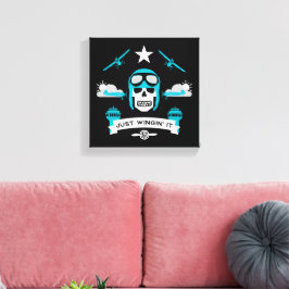 Geschenk für private und Kommerzielle Piloten Leinwanddruck
