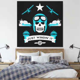 Geschenk für private und Kommerzielle Piloten Leinwanddruck