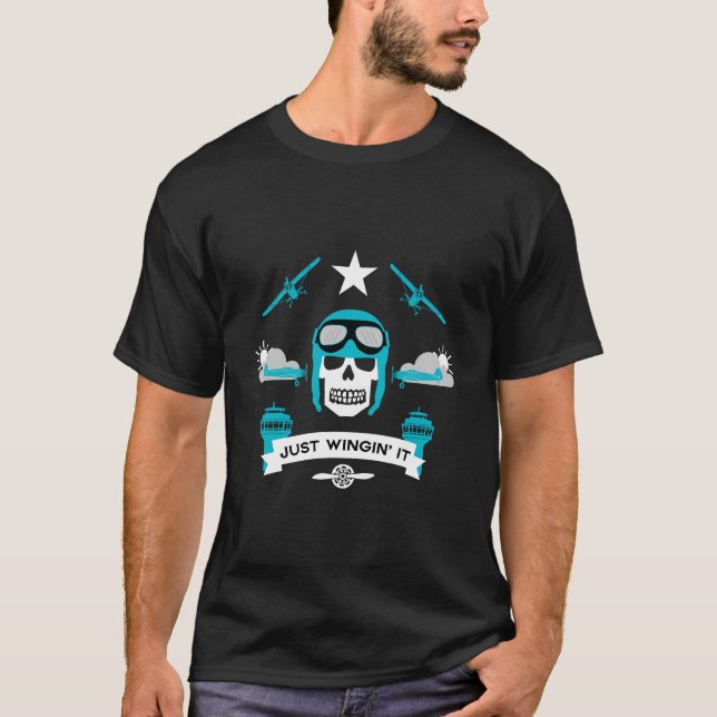 Geschenk für private und Kommerzielle Piloten T-Shirt (Vorderseite)