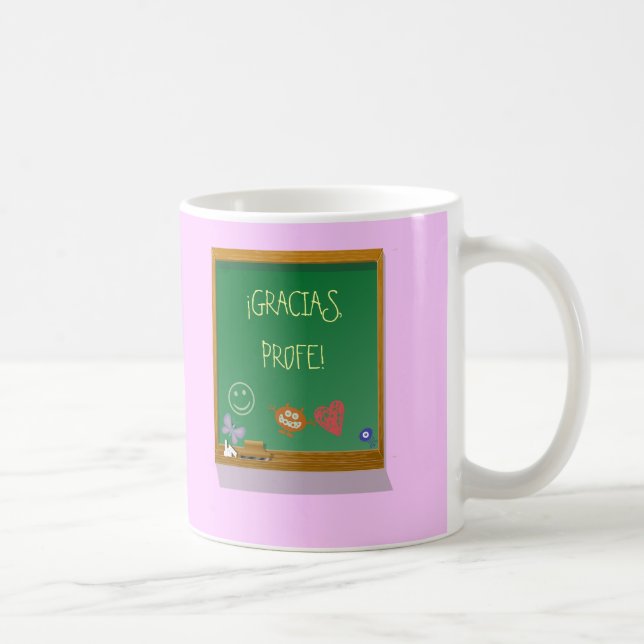 Geschenk für Professor personalizable. Kaffeetasse (Rechts)