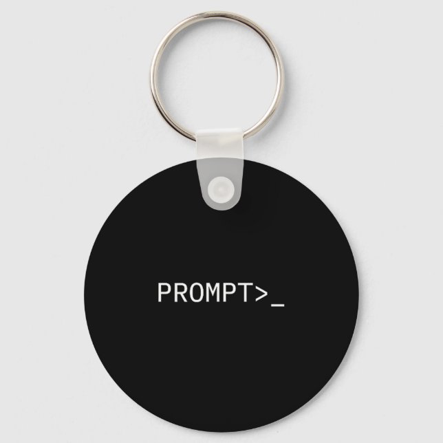 Geschenk für Prompt Coder für AI Prompt Engineer & Schlüsselanhänger (Vorderseite)