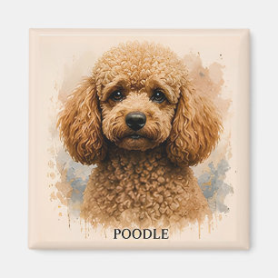 Geschenk für Pudel-Liebhaber Magnet