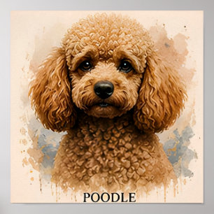 Geschenk für Pudel-Liebhaber Poster