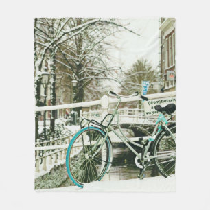 Geschenk für Radfahrer Fleecedecke