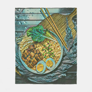 Geschenk für Ramen Fleecedecke