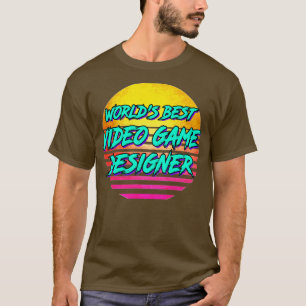 Geschenk für Retro-Videospiel-Designer der 80er Ja T-Shirt