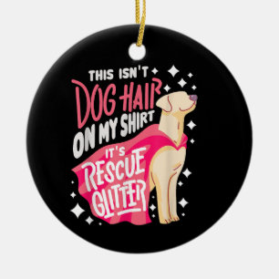 Geschenk für Rettungshund I Das ist nicht Hundehaa Keramik Ornament