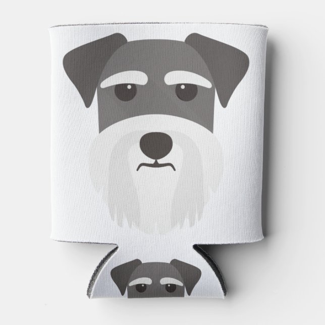 Geschenk für Schnauzer Dosenkühler (Vorderseite)