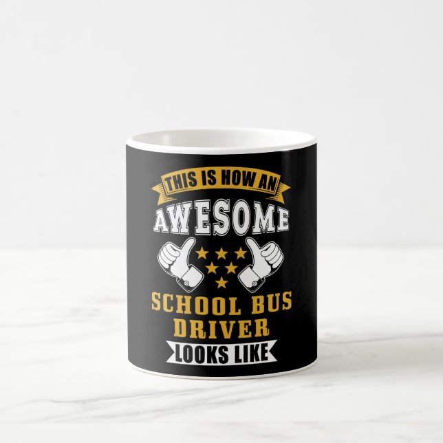 Geschenk für Schulbusfahrer Kaffeetasse (Mittel)