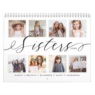 Geschenk für Schwestern  Schwestern machen die be Kalender