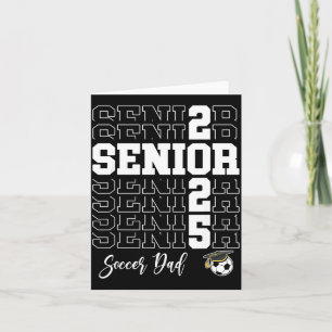 Geschenk für Senior-Fußballvater Cl von 2025 - Sen Karte
