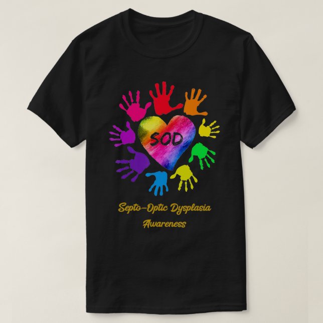 Geschenk für Septo Optische Dysplasie  T-Shirt (Design vorne)
