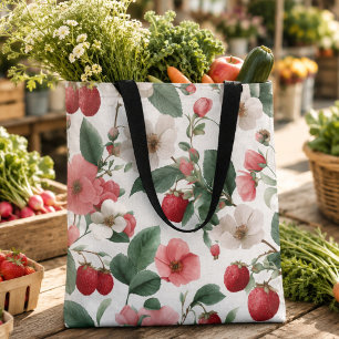 Geschenk für sie Cottagecore Erdbeere floral