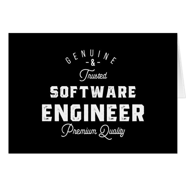 Geschenk für Softwareentwickler (Vorderseite (Horizontal))