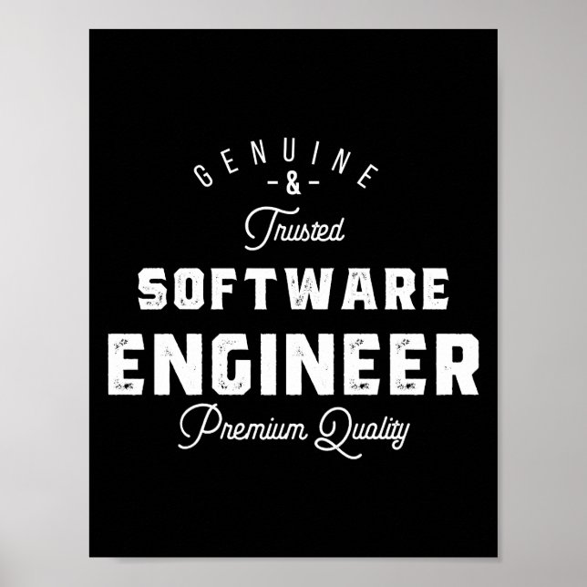 Geschenk für Softwareentwickler Poster (Vorne)