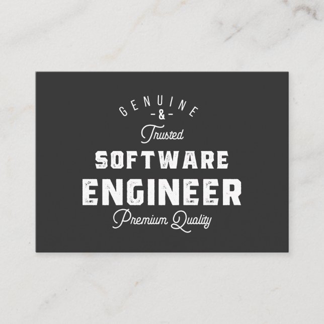 Geschenk für Softwareentwickler Visitenkarte (Vorderseite)