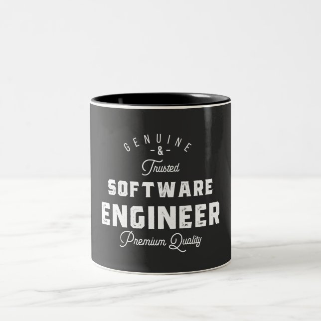 Geschenk für Softwareentwickler Zweifarbige Tasse (Mittel)