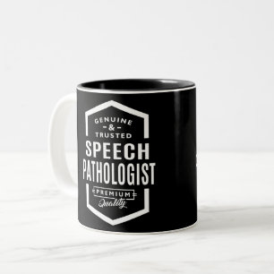 Geschenk für Sprachpathologen Zweifarbige Tasse