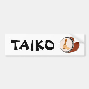 Geschenk für Taiko Drummer Taiko Drum Japanisch  Autoaufkleber