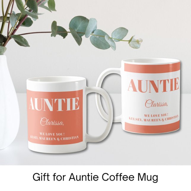 Geschenk für Tante mit Namen  Kaffeetasse (Von Creator hochgeladen)