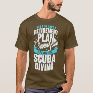 Geschenk für Taucher im Ruhestand T-Shirt