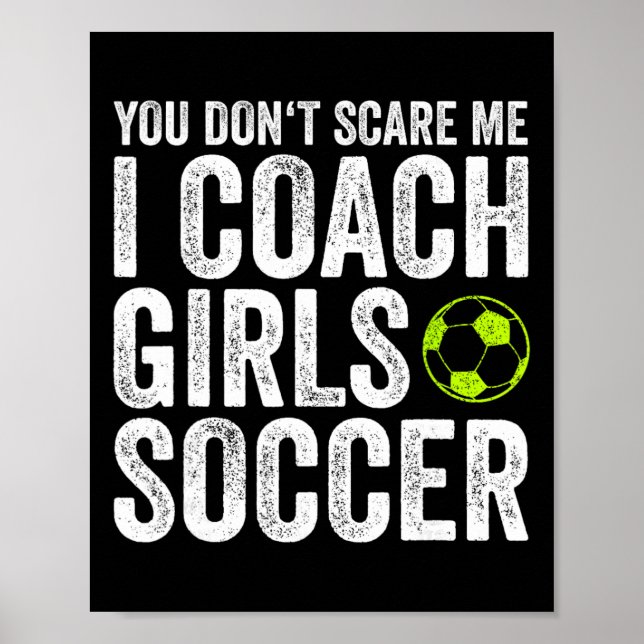 Geschenk für Trainer Sie schüchtern mich nicht ein Poster (Vorne)