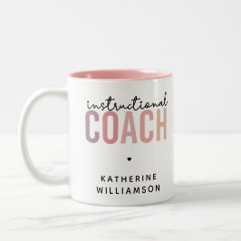 Geschenk für Trainer Zweifarbige Tasse