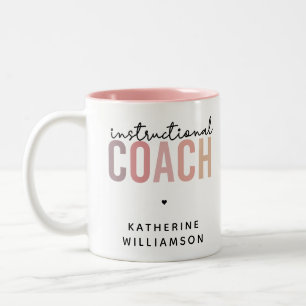 Geschenk für Trainer Zweifarbige Tasse