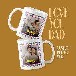 Geschenk für Vater - Benutzerdefinierter Foto Keep Kaffeetasse