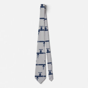 Geschenk für Väter im Klempnerberuf Krawatte