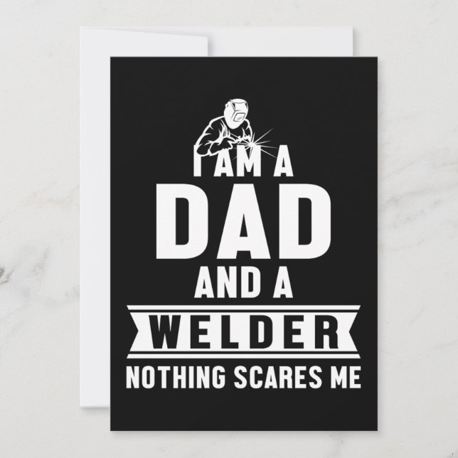 Geschenk für Vater- und Schweißkunstwerkzeuge Einladung (Vorderseite)