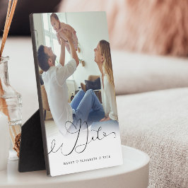 Geschenk für Vater | Vatertag Vollständiges Foto V Fotoplatte