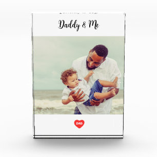 Geschenk für Vater von Kids Personalisiert Daddy & Fotoblock
