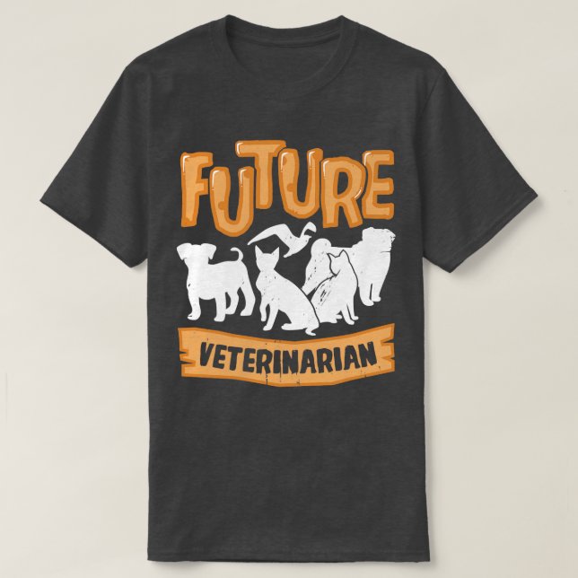 Geschenk für Veterinärmediziner T-Shirt (Design vorne)