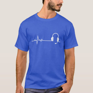Geschenk für Videospiel-Liebhaber Gamer Herzschlag T-Shirt