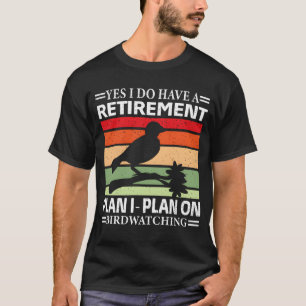 Geschenk für Vogel-Beobachtung Vogelbeobachtung T-Shirt