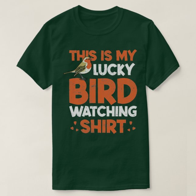 Geschenk für Vögel T-Shirt (Design vorne)