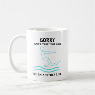 Geschenk für Wasserskifahrer, Wakeboarder oder Wak Kaffeetasse