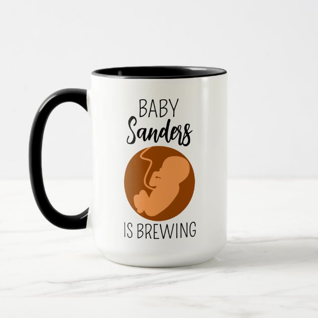 Geschenk für werdende Mutter, Geschenk für werdend Tasse (Links)