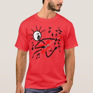 Geschenk für Wild Rock Gitarristen T-Shirt