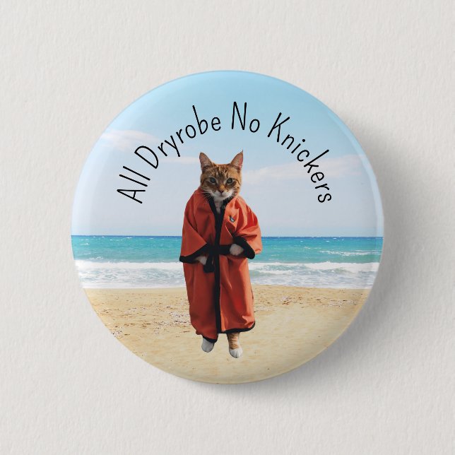 Geschenk für Wildschwimmer im Freiwasser Button (Vorderseite)