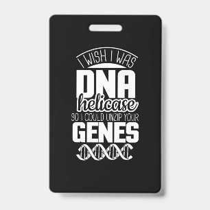 Geschenk für Wissenschaftler Ich wünschte, ich w Ausweis