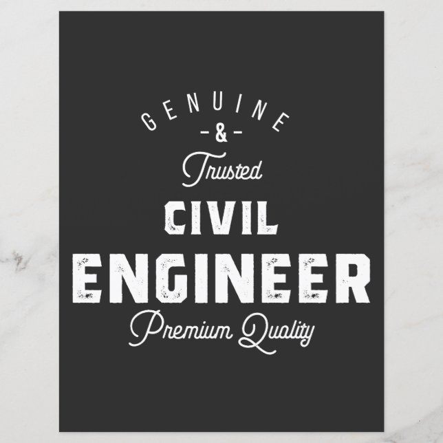 Geschenk für Zivile Ingenieure (Vorderseite)
