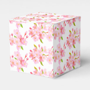 Geschenk/Gefallen Box-Rosa Blüten Geschenkschachtel
