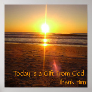 Geschenk Gottes Poster