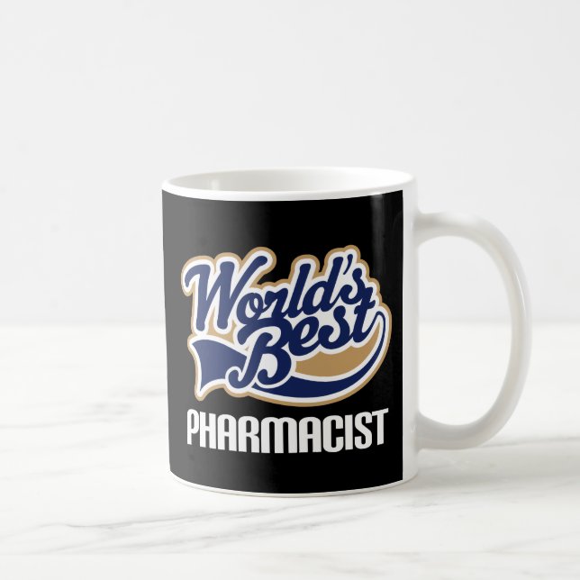 Geschenk-Idee für Apotheker (Welten am besten) Tasse (Rechts)