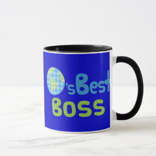 Geschenk-Idee für Chef (Welten am besten) Tasse